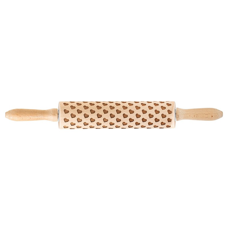 Heart Design Rolling Pin