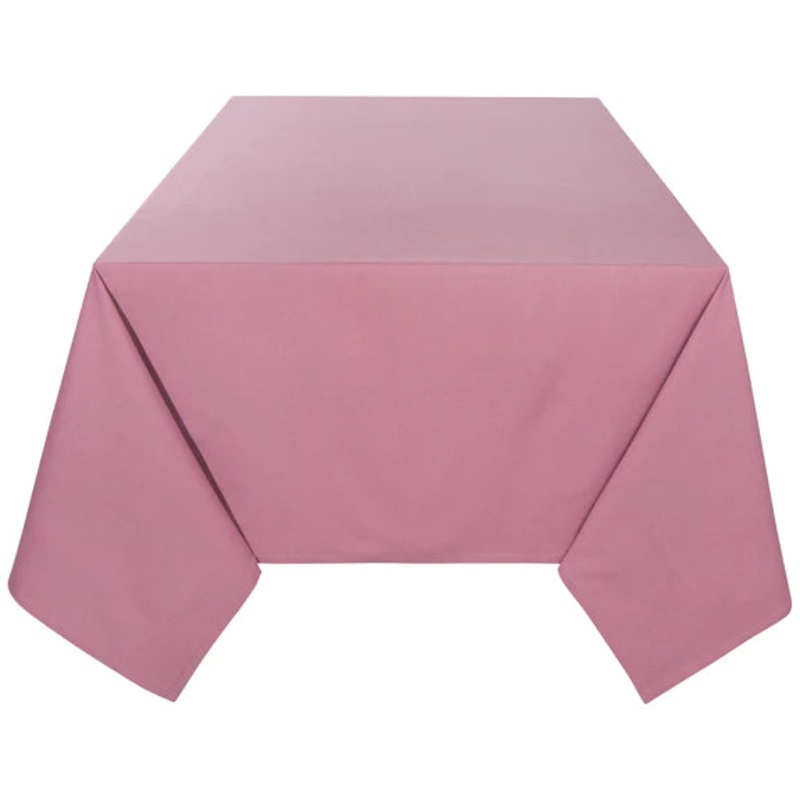 Mauve Cotton Tablecloth, 60"x90"