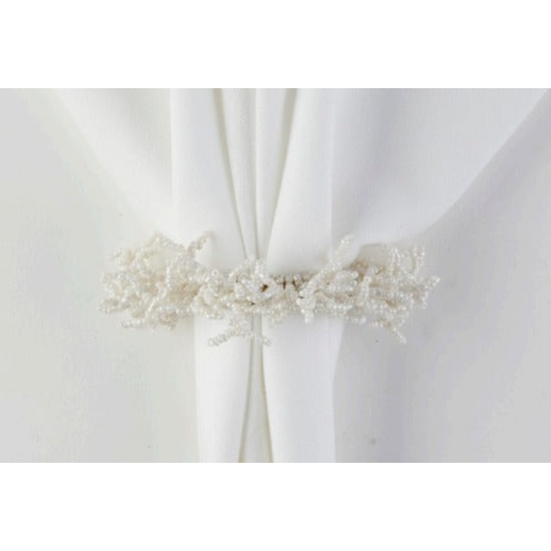 Napkin Ring | Beaded Natural Fringe