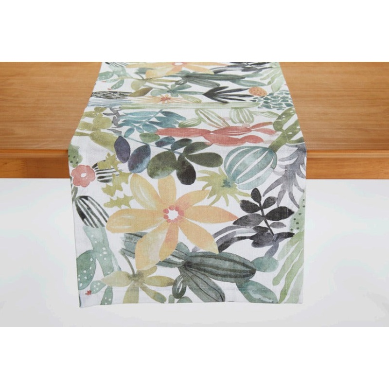 Table Runner | Succulent Oasis