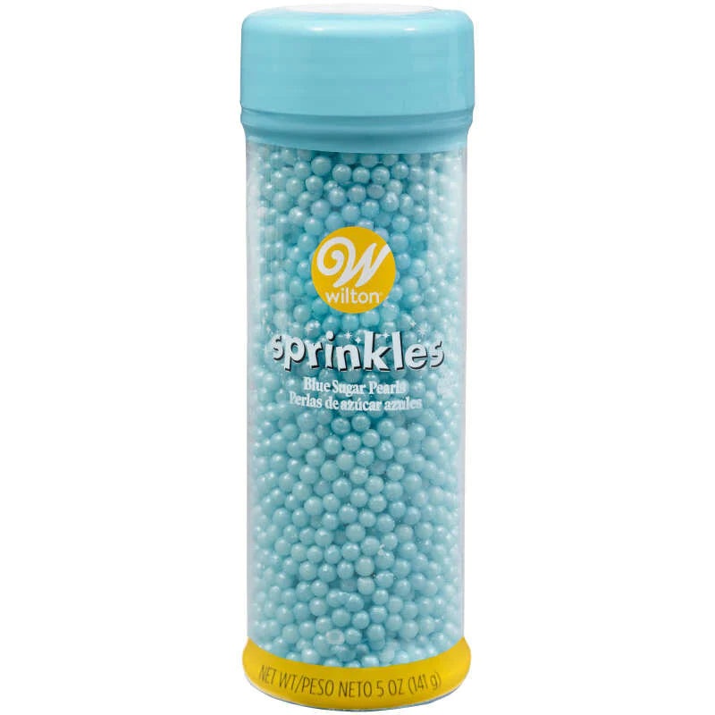 Blue Sugar Pearl Sprinkles, 5 oz.