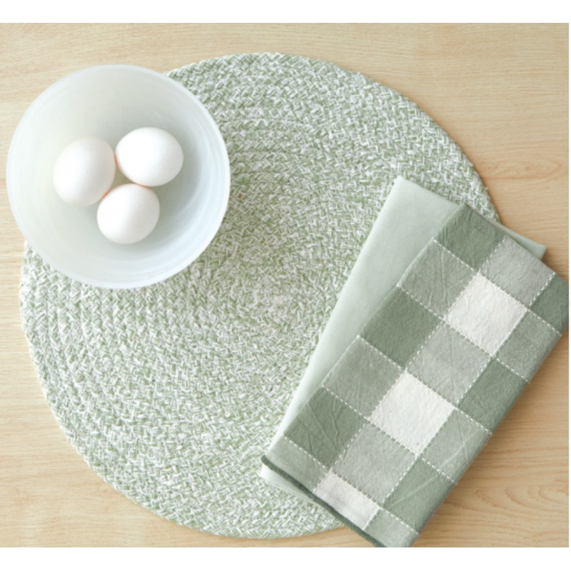Napkin | Linen Cotton Check, Light Green