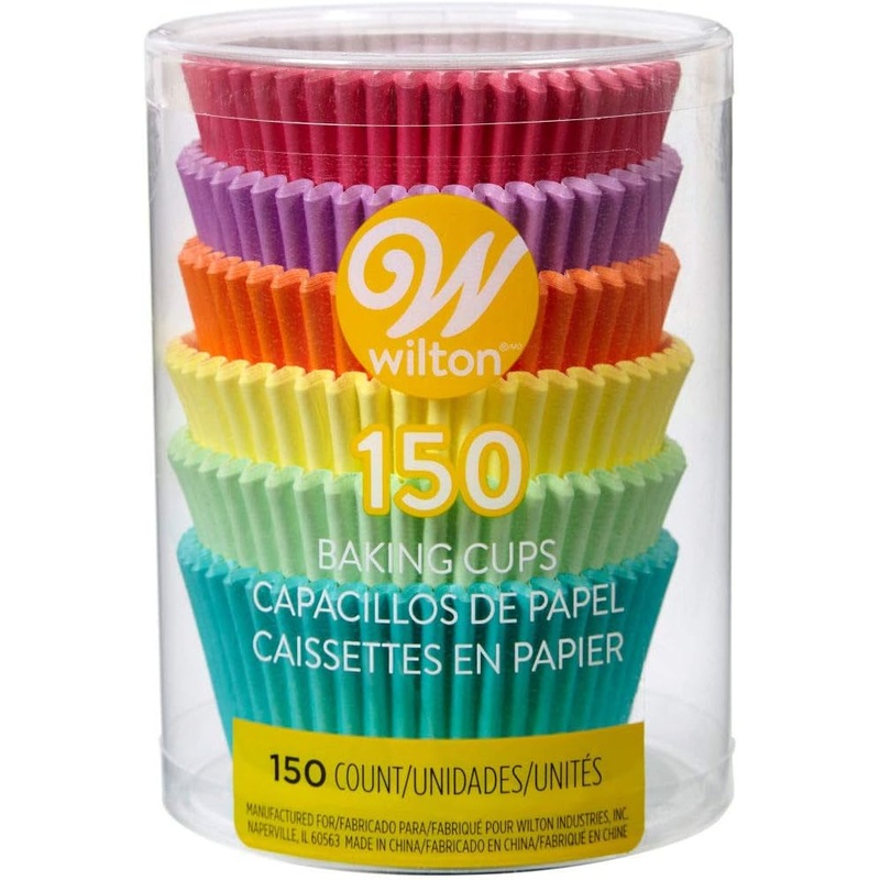 Pastel Rainbow Cupcake Liners | 150-Count