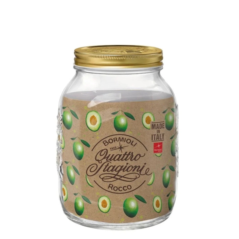 Quattro Stagioni Wide Mouth Canning Jar | 101oz (3L)