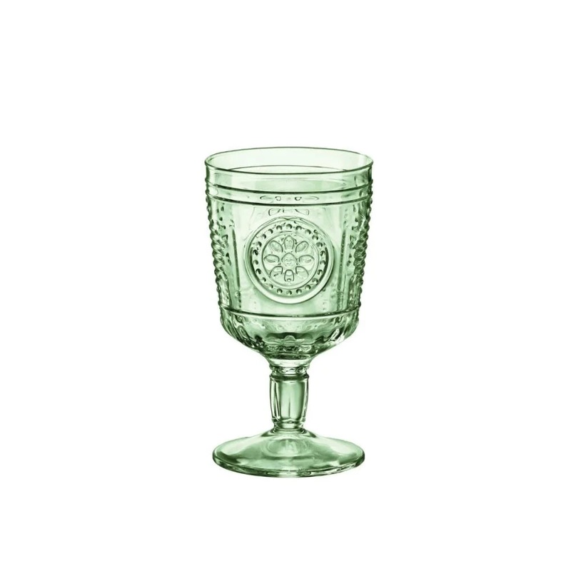 Romantic Stemmed Wine & Cocktail Glass | 10.75oz, Pastel Green