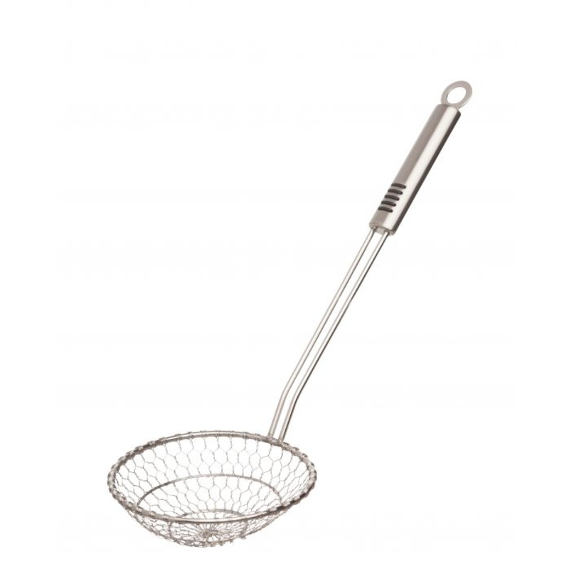 Helen's Asian Kitchen Stainless Steel Spider Stainer, 7in