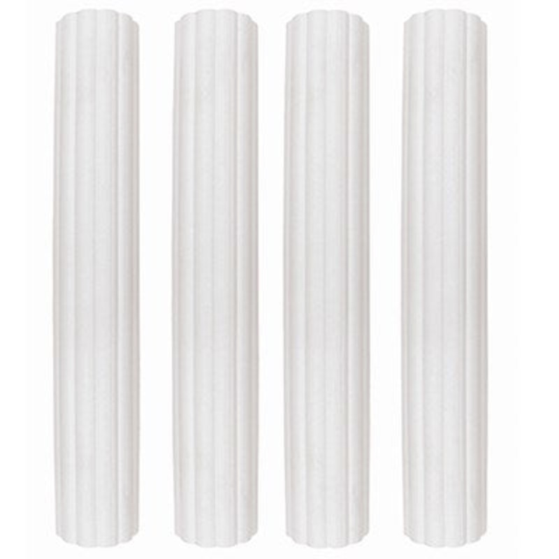 Plastic Hollow Pillars, Pack of 4 | 6"