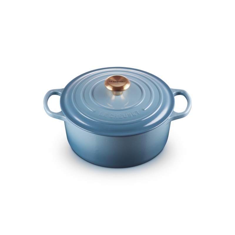 24cm Round Dutch Oven | Chambray
