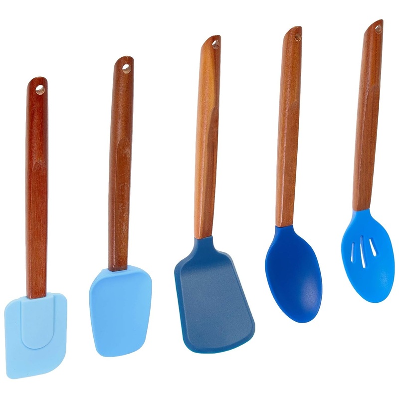 Acacia Wood Utensil Set, Set of 5