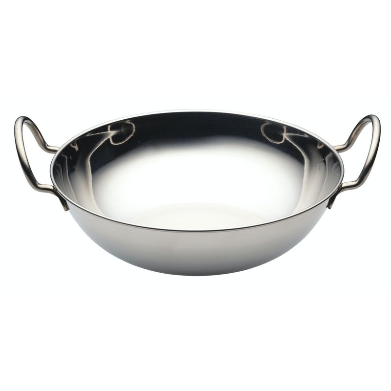 Indian Stainless Steel Large Balti Dish
