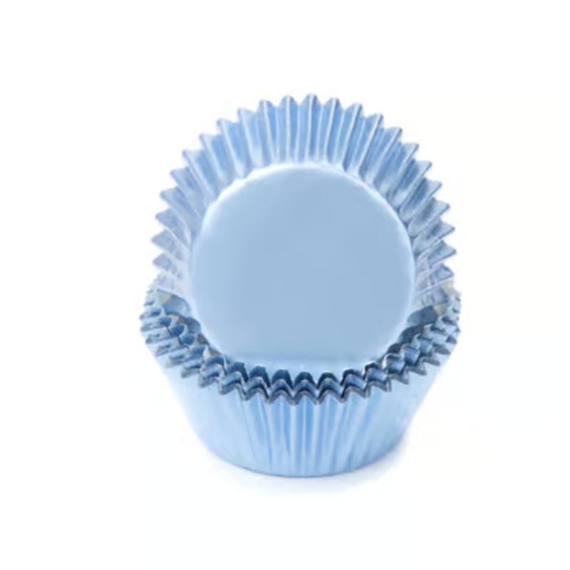 Light Blue Foil Baking Cup | 32 Count
