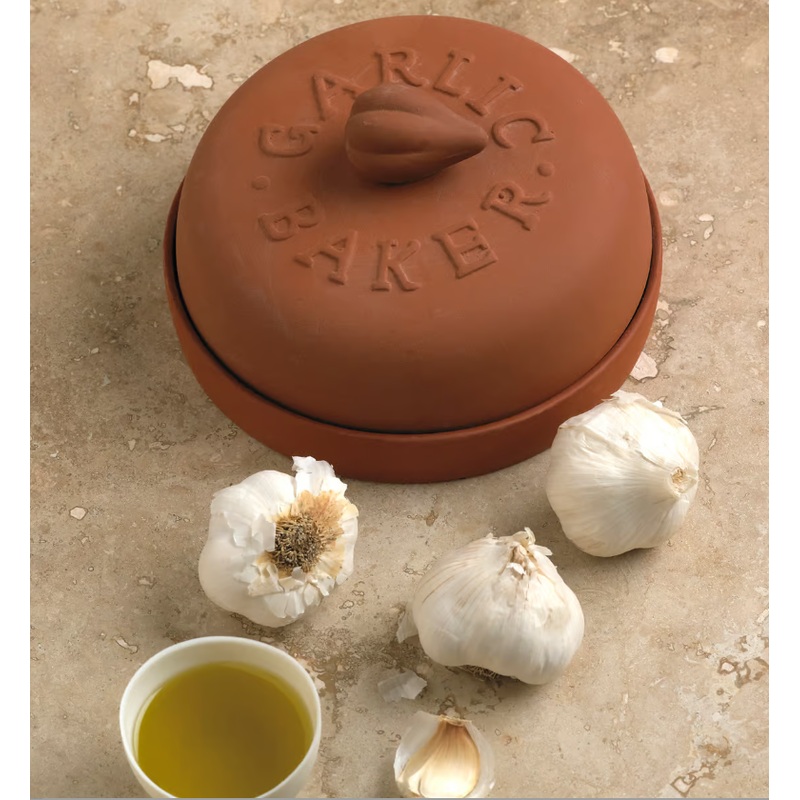 Terra Cotta Garlic Baker | 7"