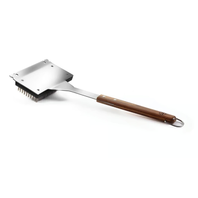 Verde Collection Grill Brush with Replaceable Bristles and Scraper
