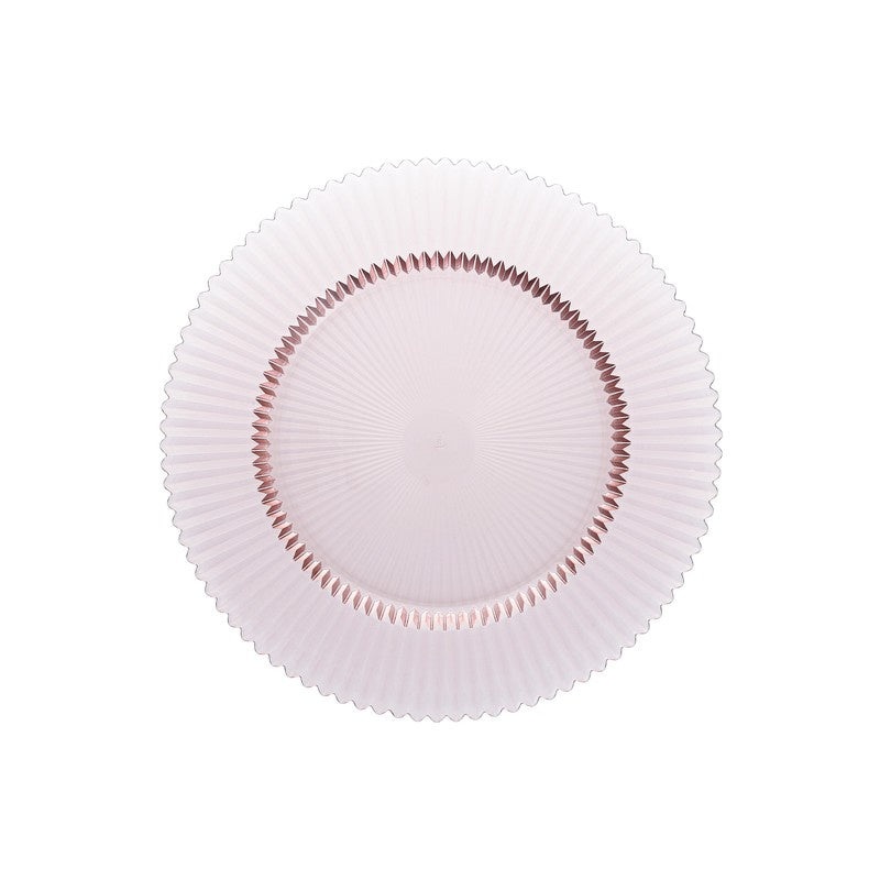 Archie Pink Glass Charger | 12.8"