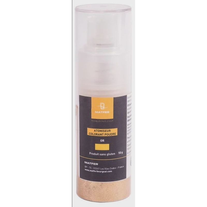 Matfer Lustre Dust Spray | Gold