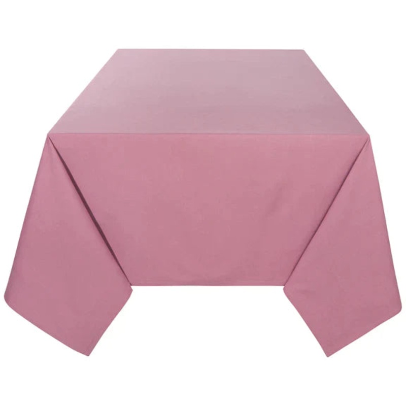 Mauve Cotton Tablecloth, 60"x120"