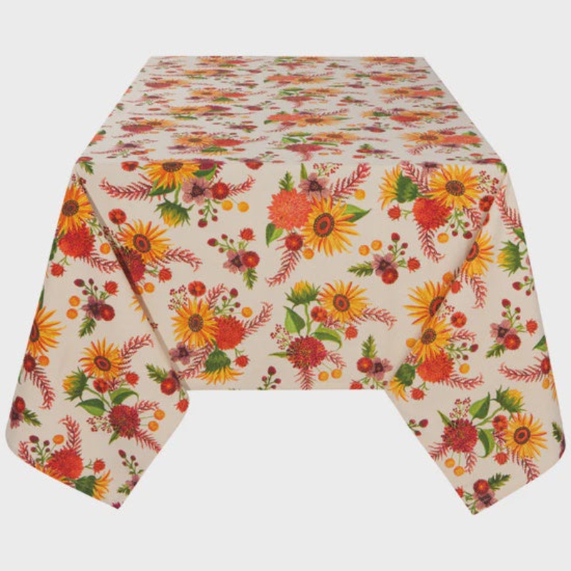 Sunflower Splendor Printed Tablecloth | 60x90