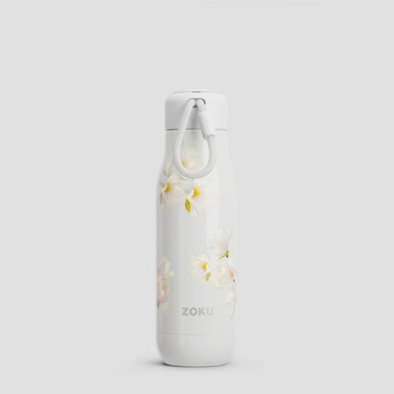 18oz Stainless Steel Powder Coated Bottle, Vintage Magnolia