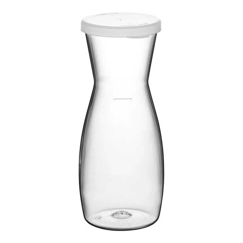 Decanter 1/2 Liter, Clear Plastic