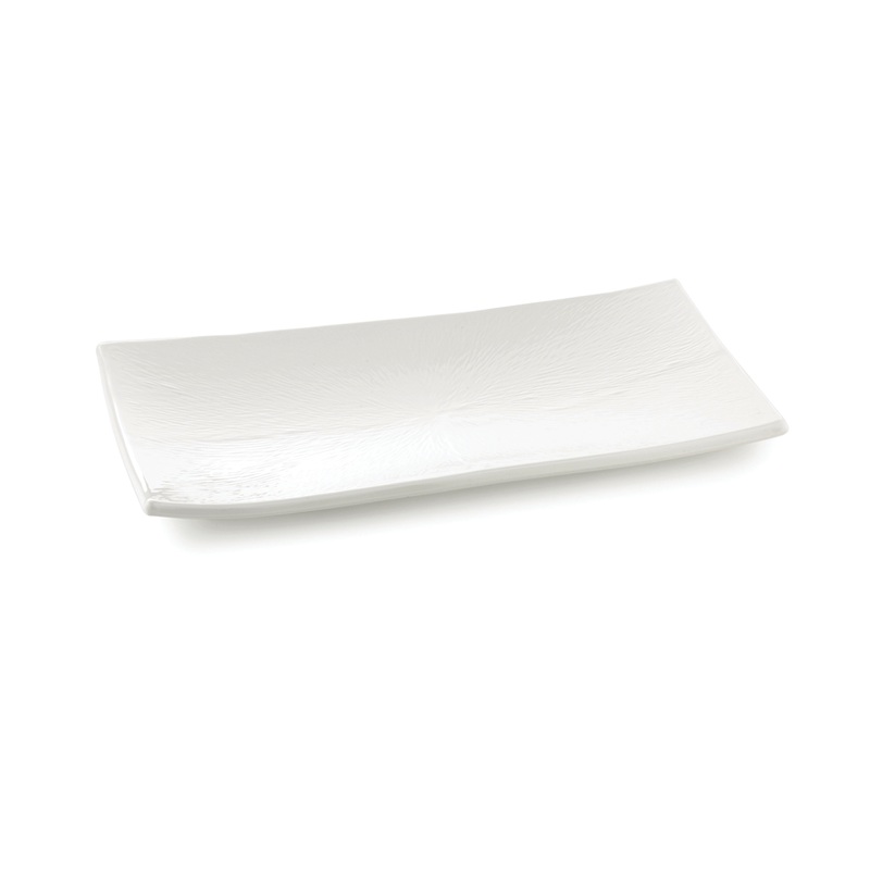 Frostone Collection Rectangular Serving Tray, 19 X 10"