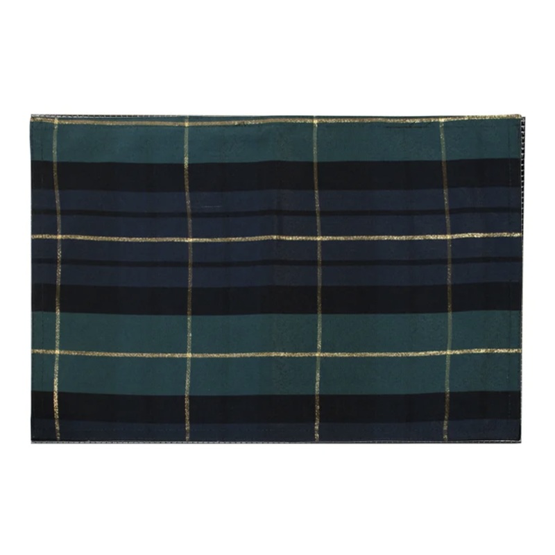 Traditional Check Placemat, Blue