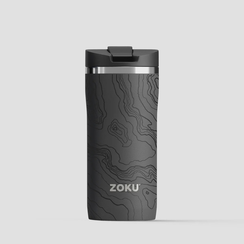 Travel Mug Grey Graphic