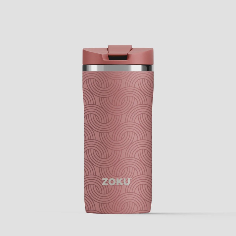 Travel Mug Pink Geo