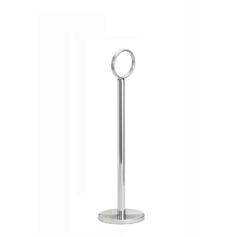8" Chrome Plated Card Holder