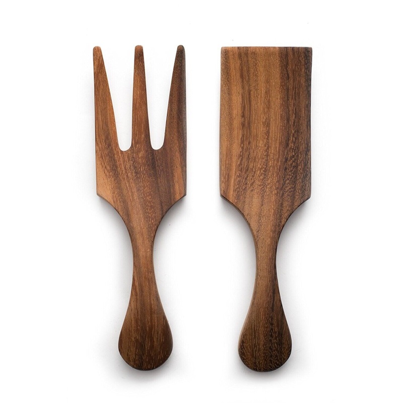 Acacia Salad Server Set