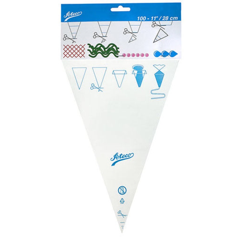 Cut and Pipe Decorating Bags, 11" | Pack of 100