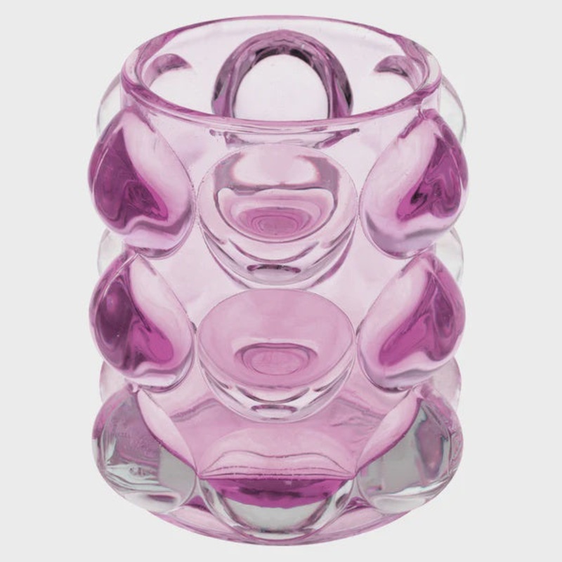 Lucia Hobnail Votives | Amethyst