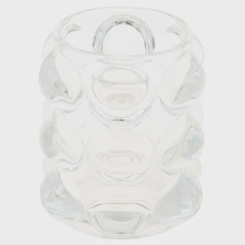 Lucia Hobnail Votives | Clear