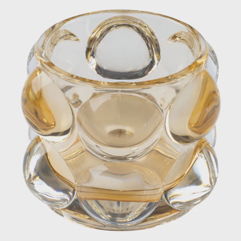 Lucia Tealight Votive | Amber