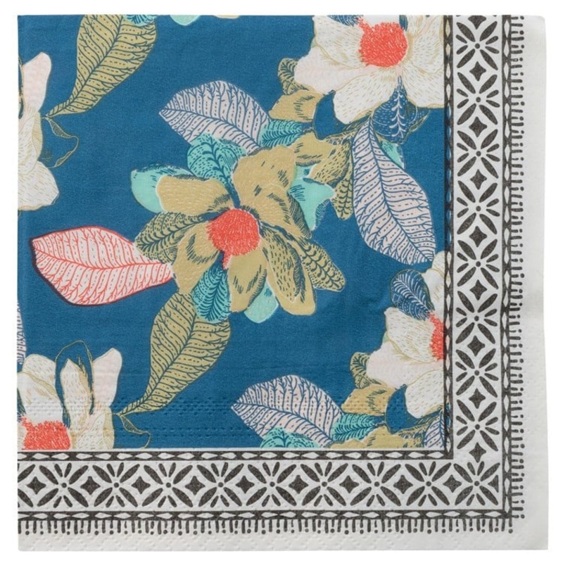 Luncheon Paper Napkins, Seaside Floral
