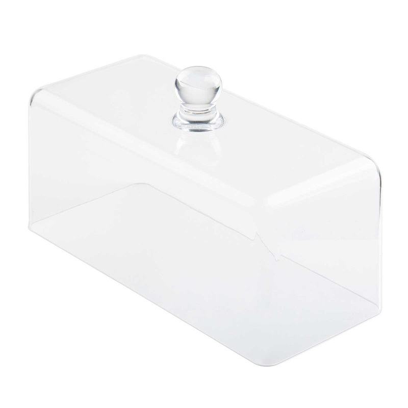 Rectangular Cake Dome With Knob Handle