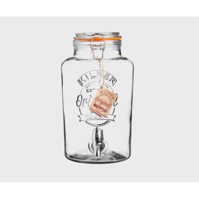 Clip Top Round Drinks Dispenser // 5 Litre