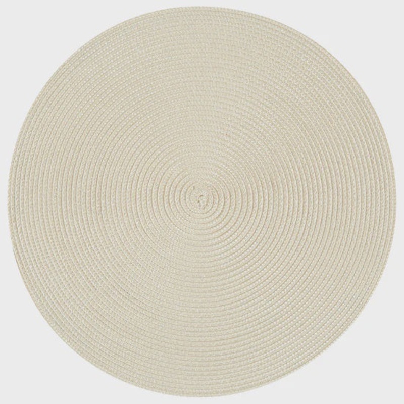 Disko Ivory Round Placemat