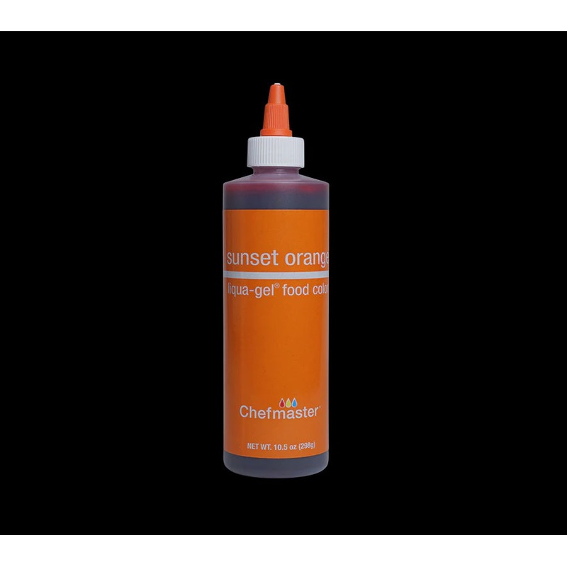 Gel Food Color, Sunset Orange // 10.5oz