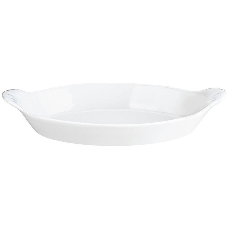 Oval Earred Egg Dish, 9.5"x5.5"