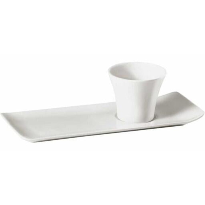 Pillivuyt Snack Tray with Cup Indent
