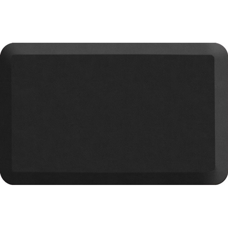 Designer Comfort Mat Leather Grain | Jet, 20x32"