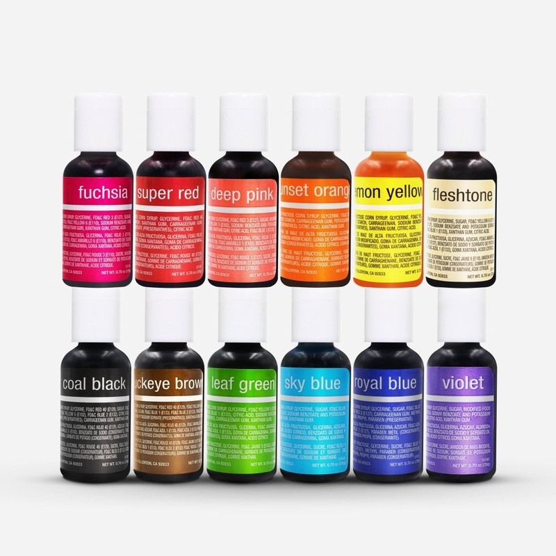 Gel Food Color Kit | Set of 12