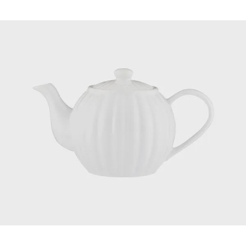 Luxe Teapot White // 6 Cup