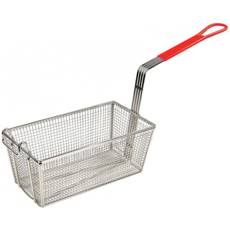 Red Handled Wire Fry Basket