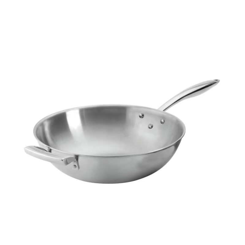 Thermalloy Stainless Steel Tri-ply Wok
