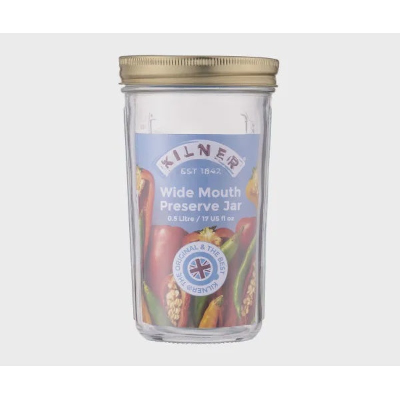 Wide Mouth Preserve Jar //  0.5 Litre