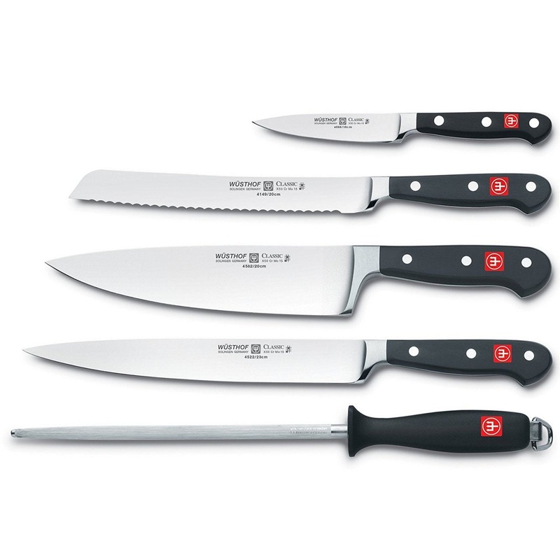 Wusthof Classic 5pc Chef's Knife Set