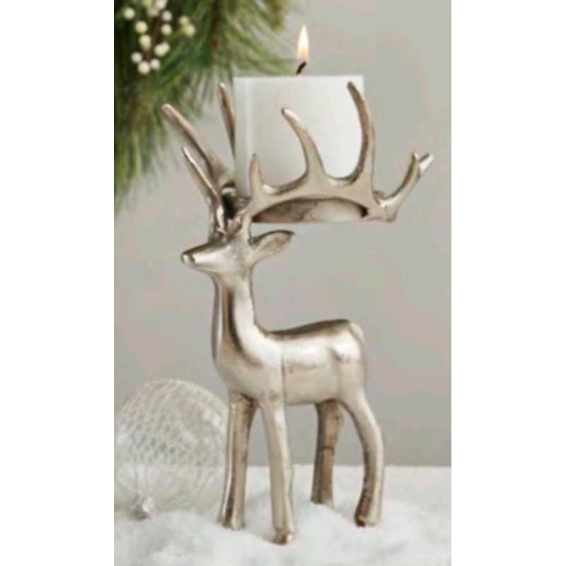 Standing Reindeer Candle Holder