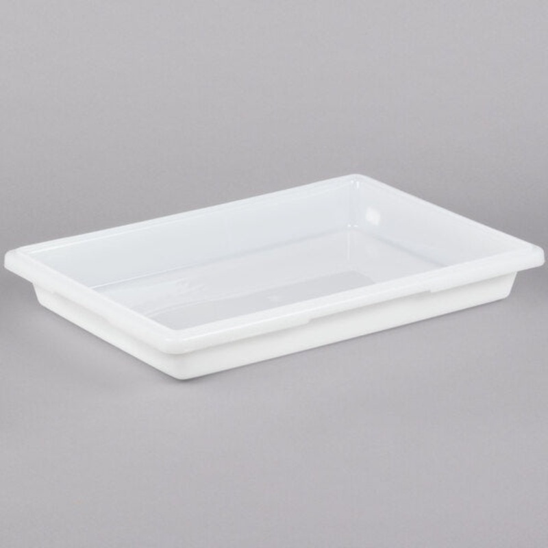 White Poly Food Storage Box, 18"x26"x3.5"