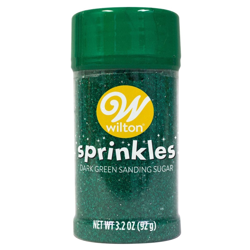Wilton Dark Green Sanding Sugar, 3.2oz